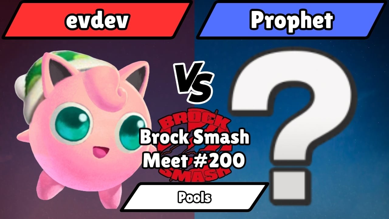 BSM 200 - evdev (Jigglypuff) vs Prophet (Random) - Pools