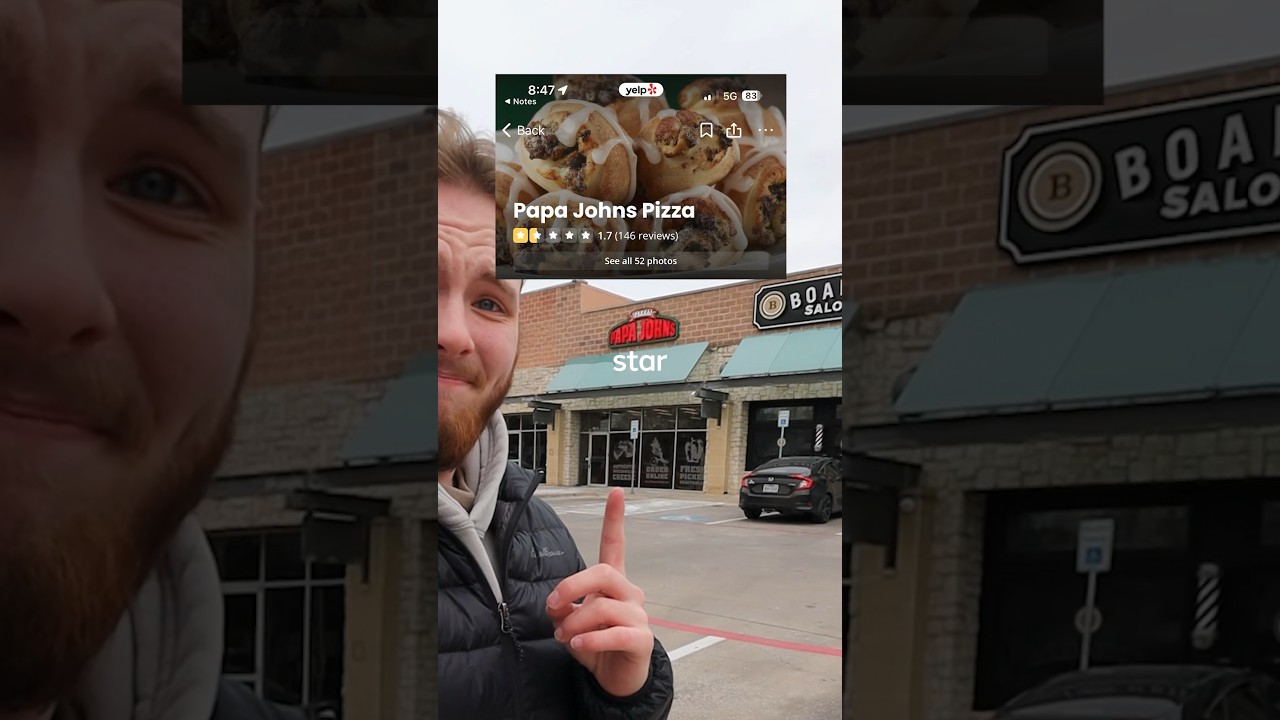 1 Star vs 5 Star Papa John’s