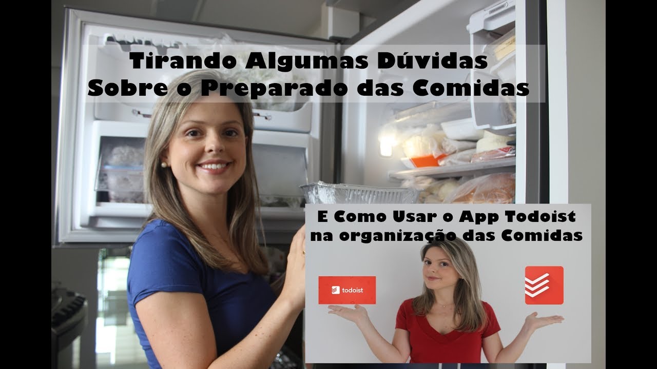 Tirando Dúvidas + Usando App Todoist na organização dos congelados - Cozinha Prática Das 8 às 18h