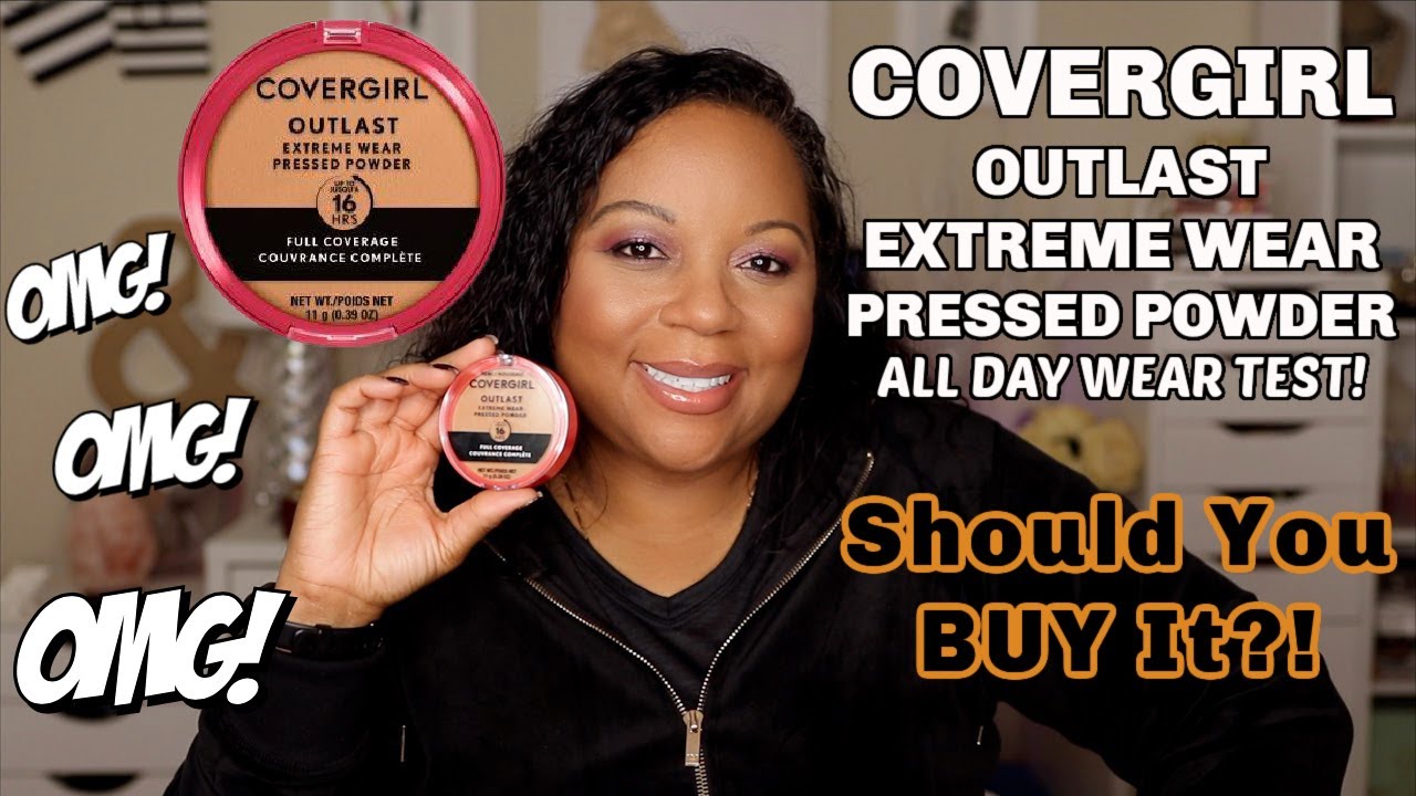 COVERGIRL OUTLAST EXTREME WEAR PRESSED POWDER-NATURAL TAN | FULL WEAR TEST | SHOULD YOU BUY IT?