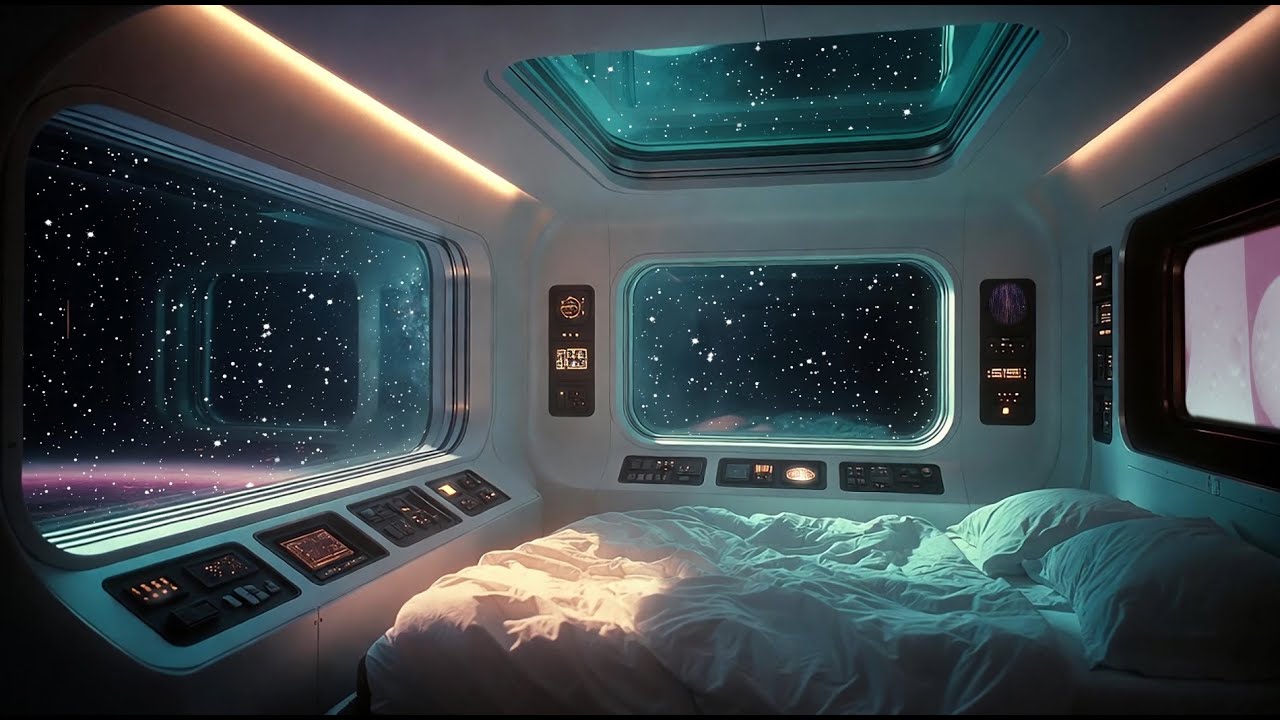 Nostromo Suite Ambience (Sci-Fi Spaceship) | Calm Cosmic Sounds for Deep Sleep & Focus | 4K