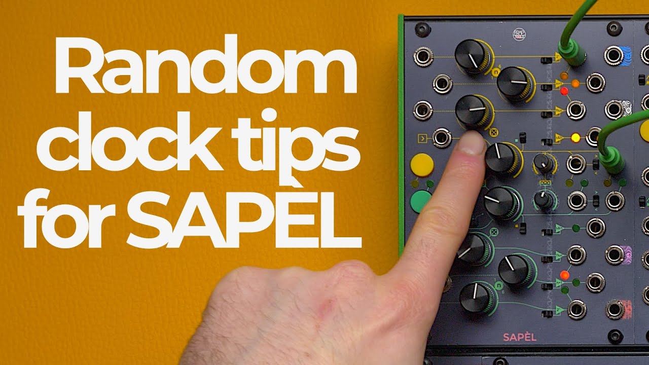 Four tips to make random clocks and clock bursts with SAPÈL  |  Frap Ideas