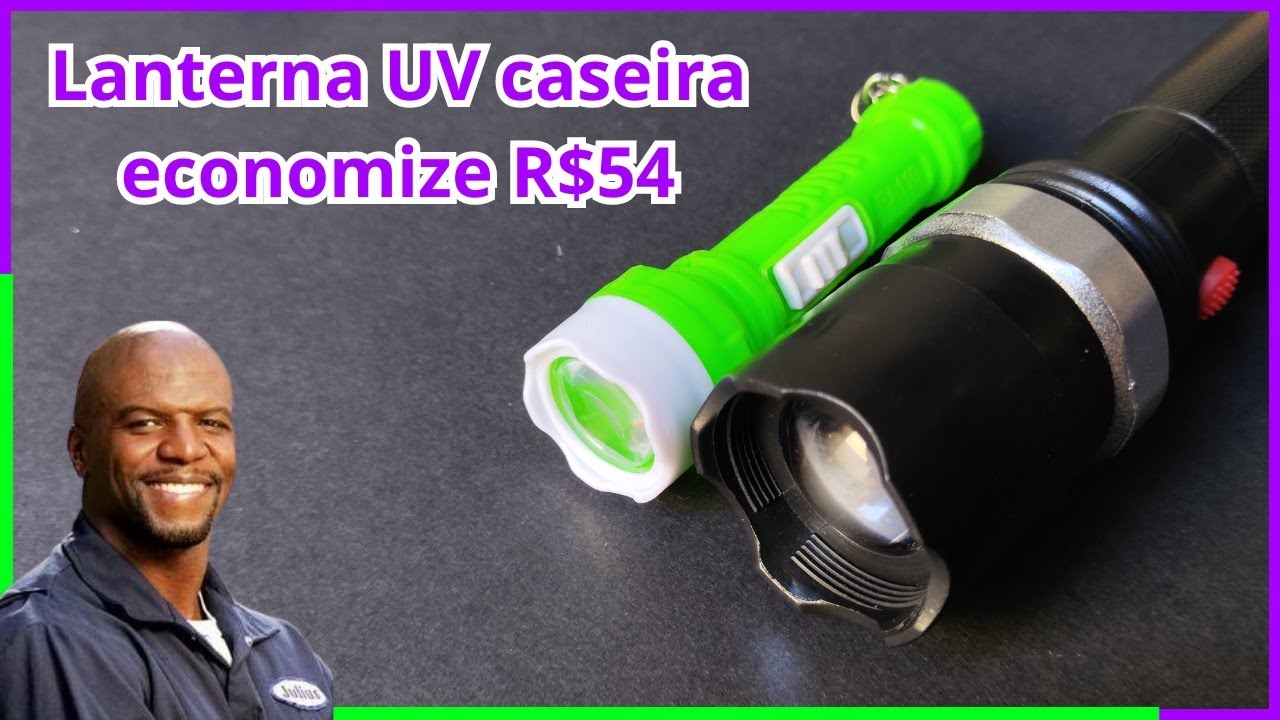 Lanterna UV caseira