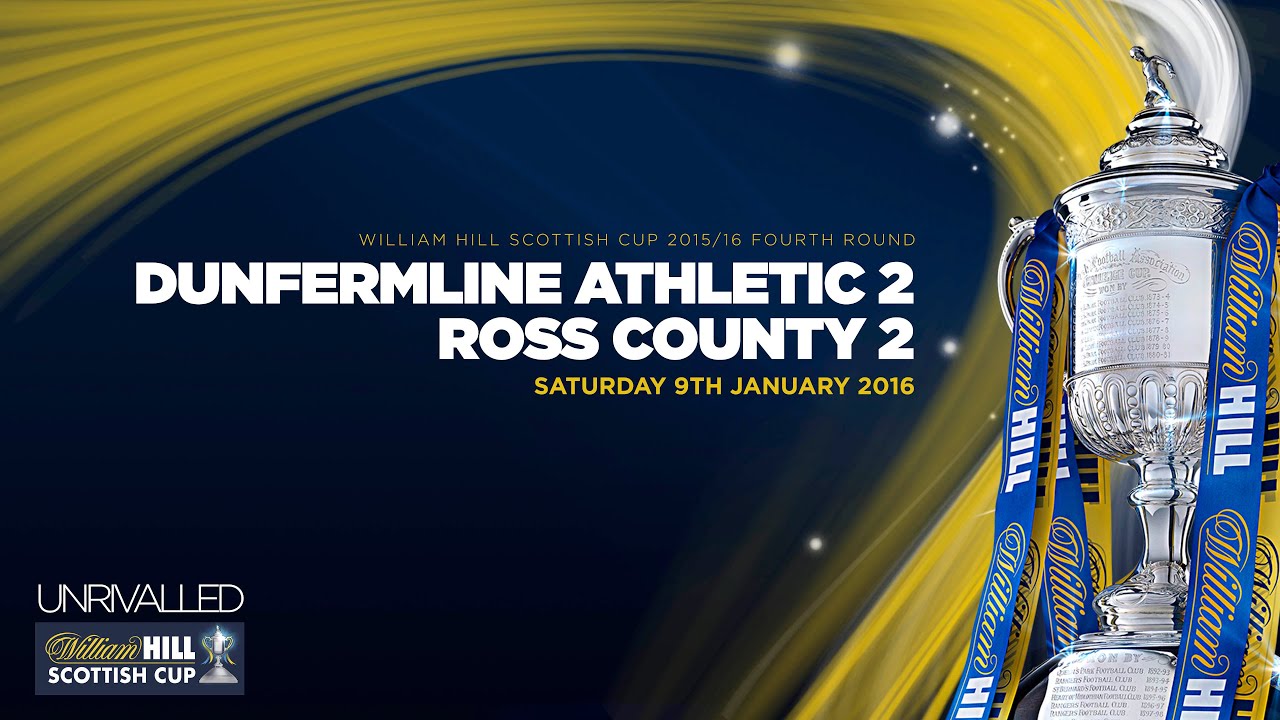 Dunfermline 2-2 Ross County | William Hill Scottish Cup 2015/16 - Round 4