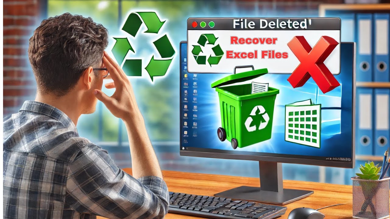 Как восстановить удалённые файлы Excel, которых нет в Корзине? Восстановление удалённых файлов Ex...