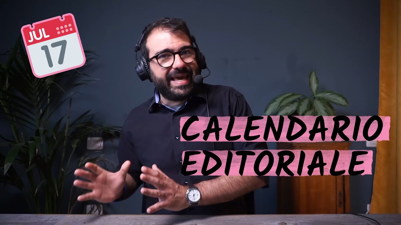 Il mio calendario editoriale *METODO AVANZATO*