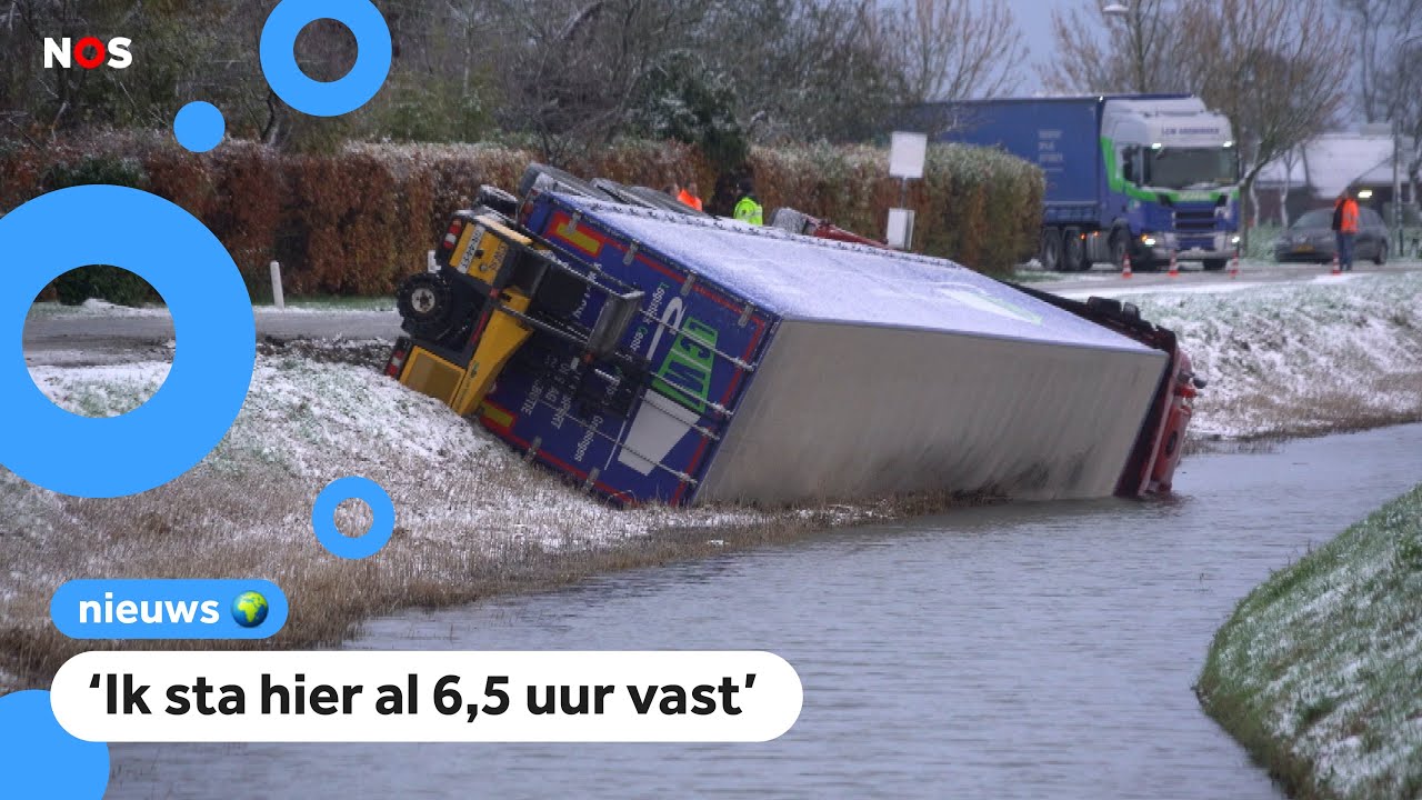 Veel overlast door gladheid en sneeuw