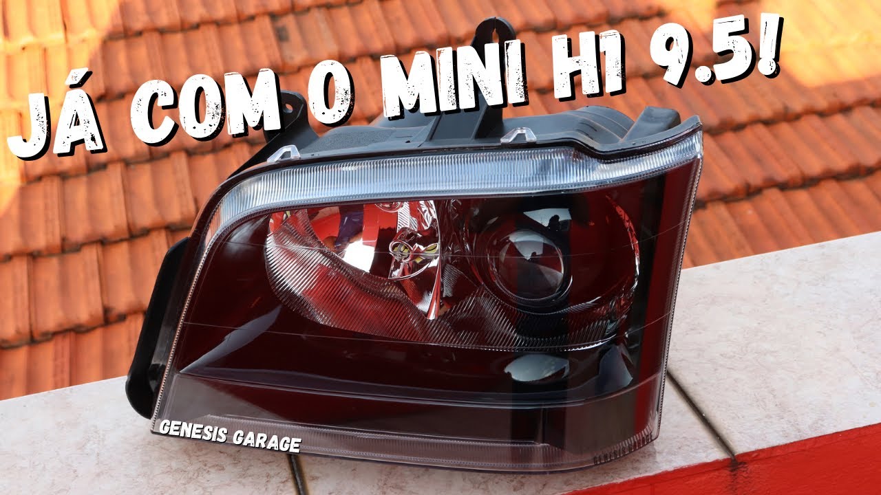 Farol Blazer/S10 com Novo Projetor Mini H1 9.5