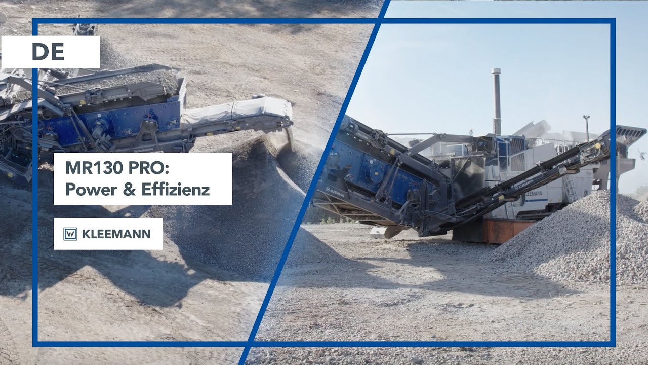 MOBIREX MR130(i) PRO - Nachhaltigkeit trifft Powerplay | mobile Brechanlage