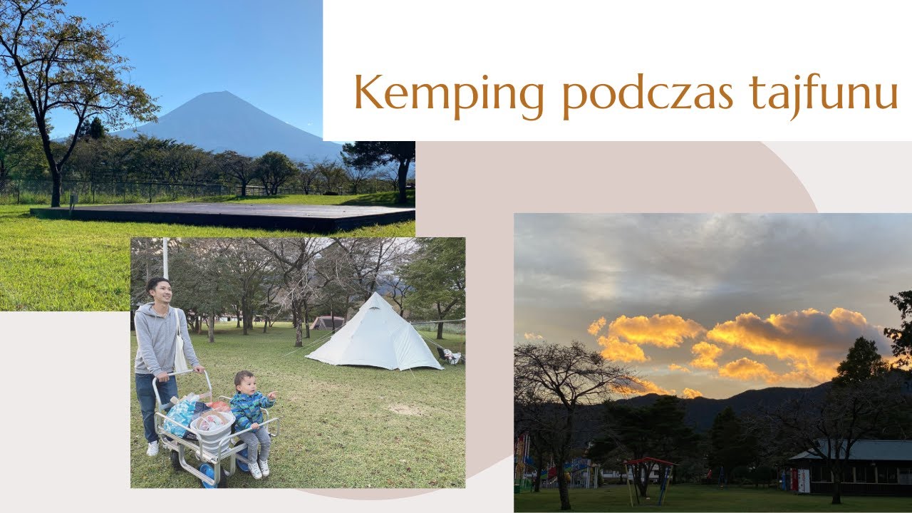 Kemping podczas tajfunu w Japonii😱