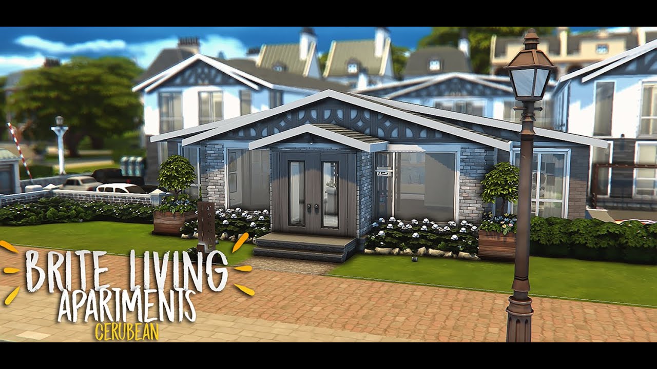 Brite Living Apartments | Sims 4 Speed Build