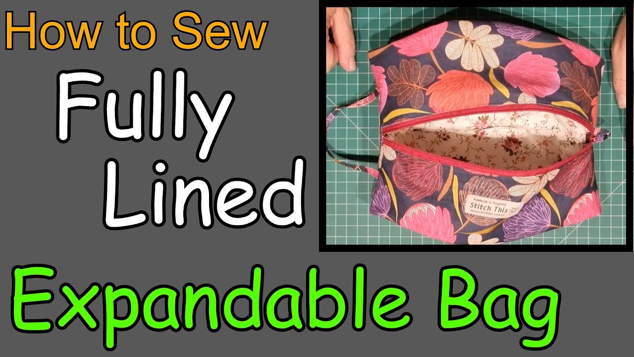 How to sew lined expandable storage bags Sew to Sell. Shoe, craft, general storge fold it flat