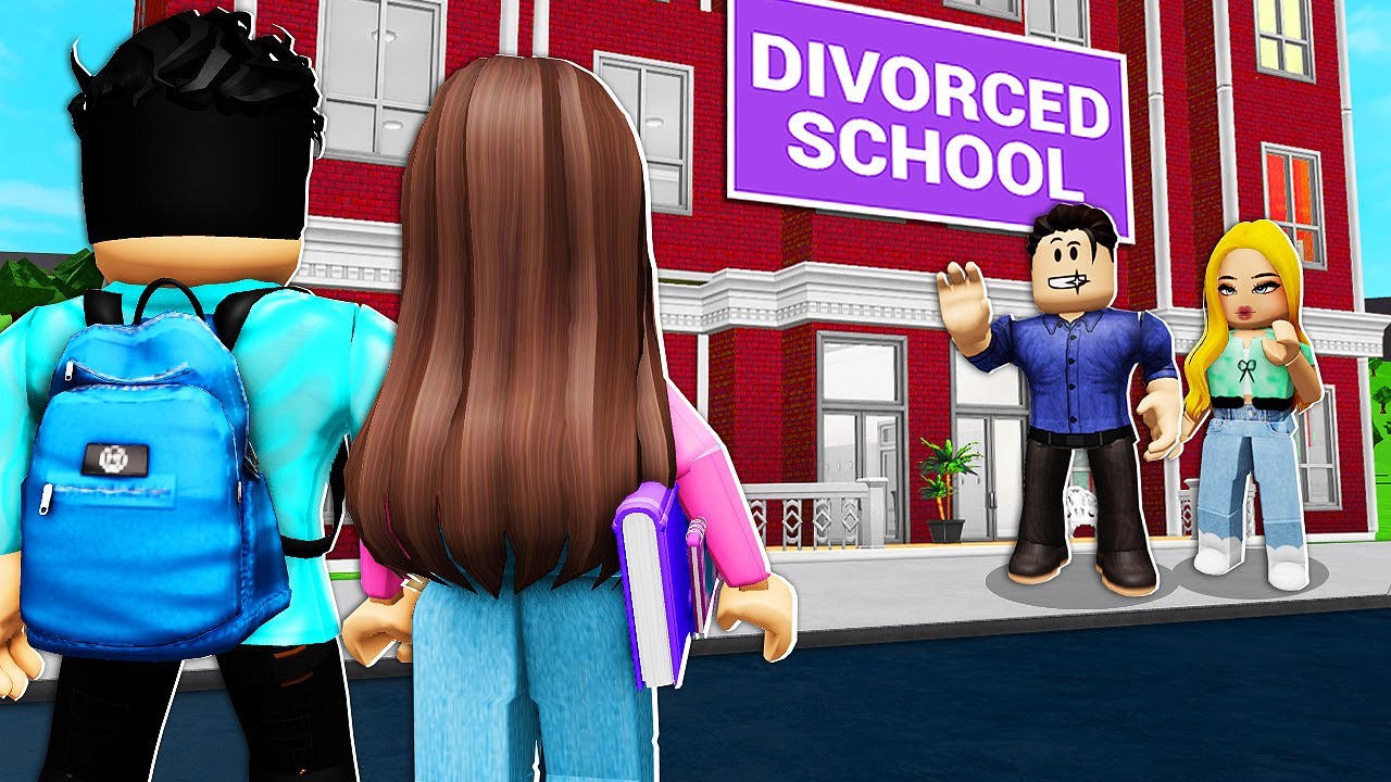 School Was For DIVORCED COUPLES.. It Has A CREEPY Secret.. (Roblox)