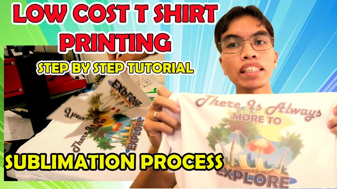 SUBLIMATION PRINTING T SHIRTS step-by-step tutorial | T-shirt sublimation printing using Epson L120