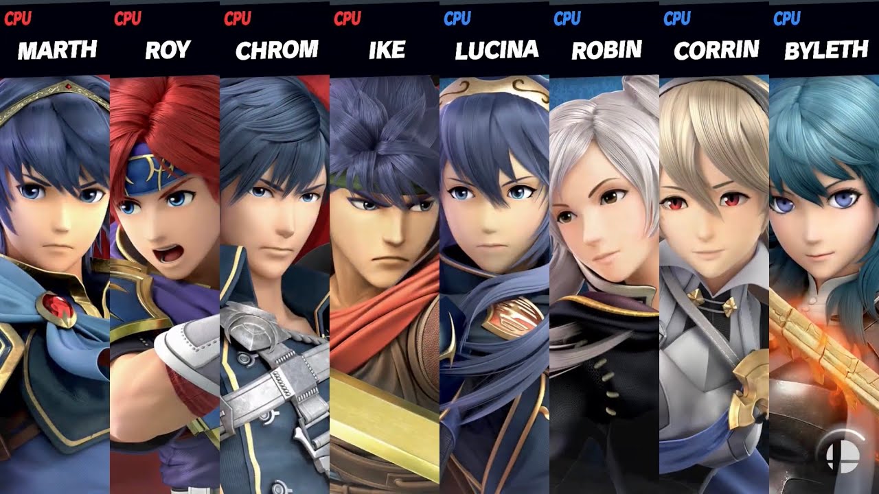 Super Smash Bros. Ultimate - Fire Emblem: Men vs Women