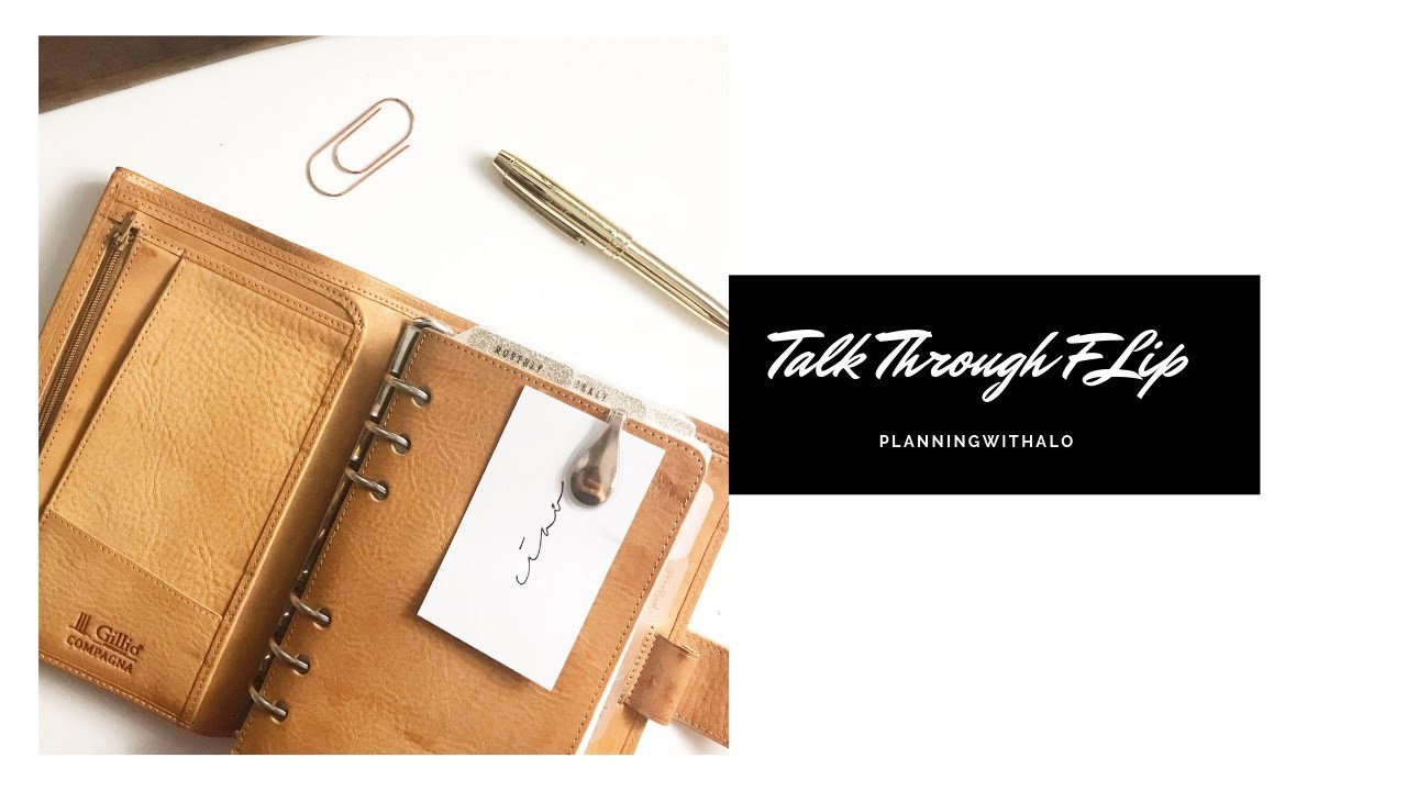 Gillio Personal Undyed Planner Flip Through l 2019 l planningwithalo