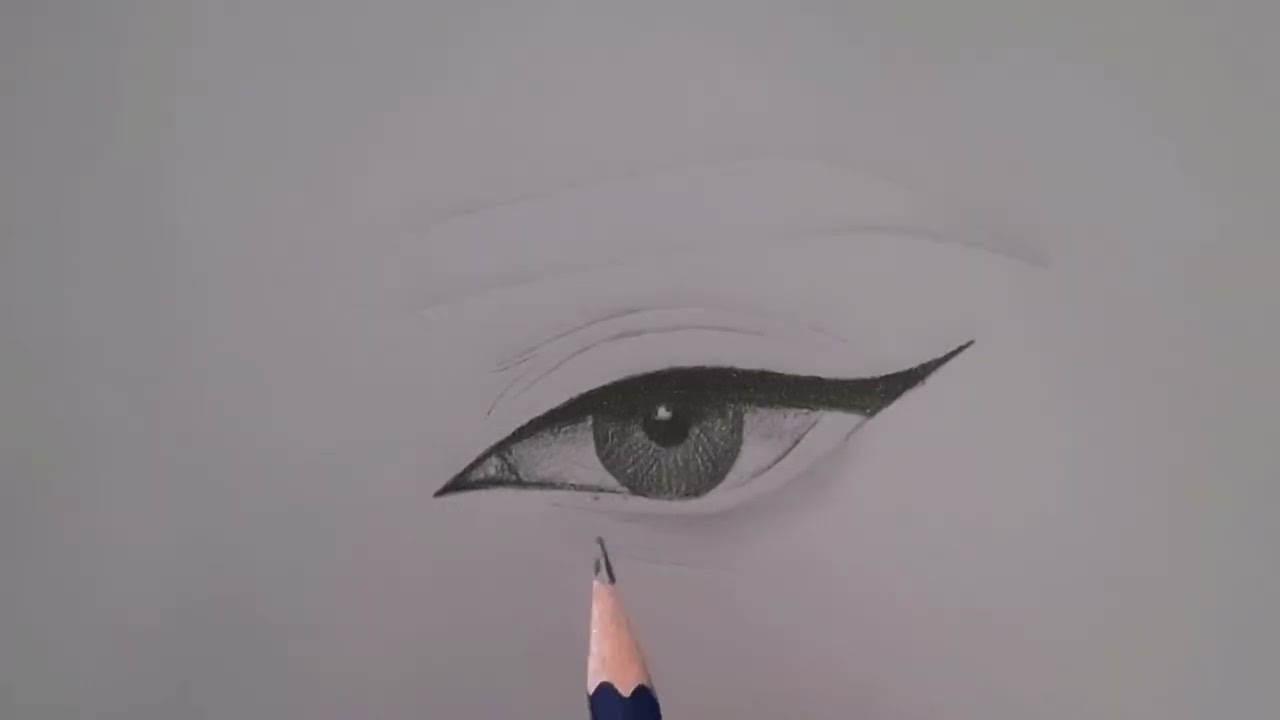How to draw an eye professionally?