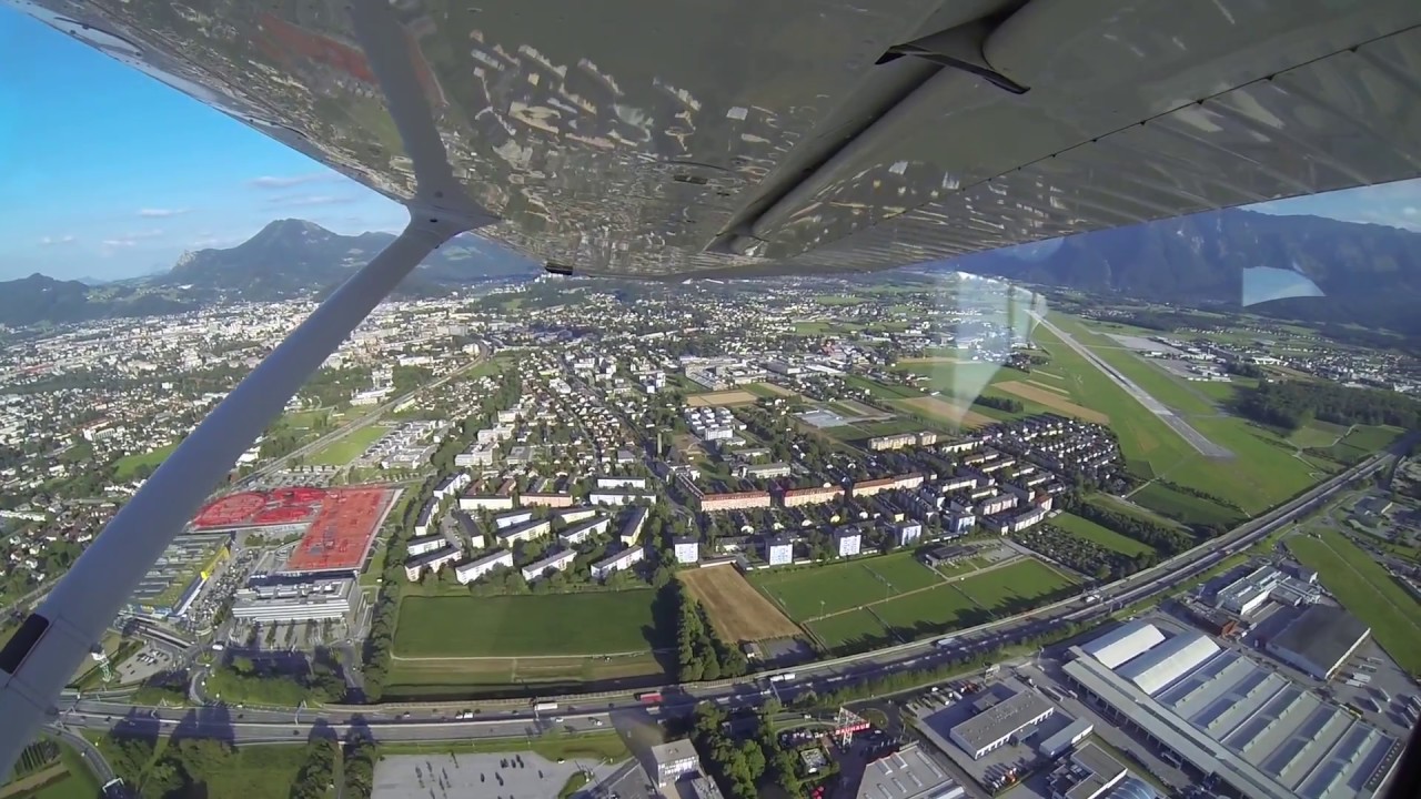 Flying VFR from Salzburg and diverting to Bayreuth