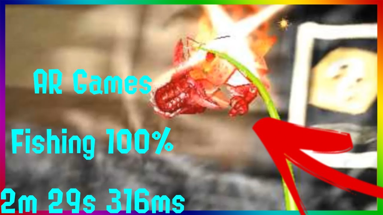[WR] 3DS AR Games (Fishing 100%) 2m 29s 316ms
