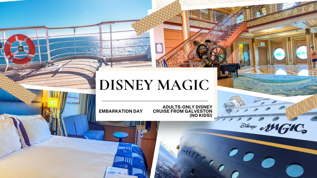 🛳️ День посадки на лайнер Disney Magic | Круиз Disney только для взрослых из Галвестона (дети не ...
