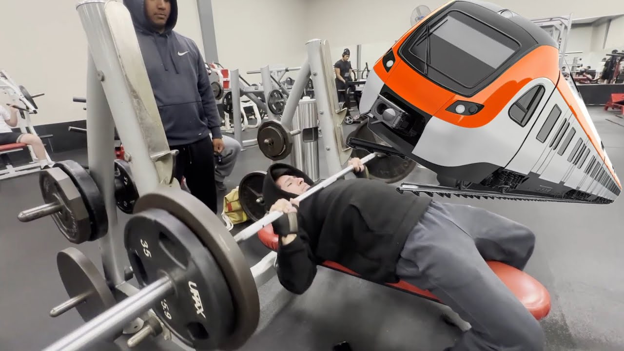 MY TRAINER RAN A TRAIN OVER ME AT THE GYM