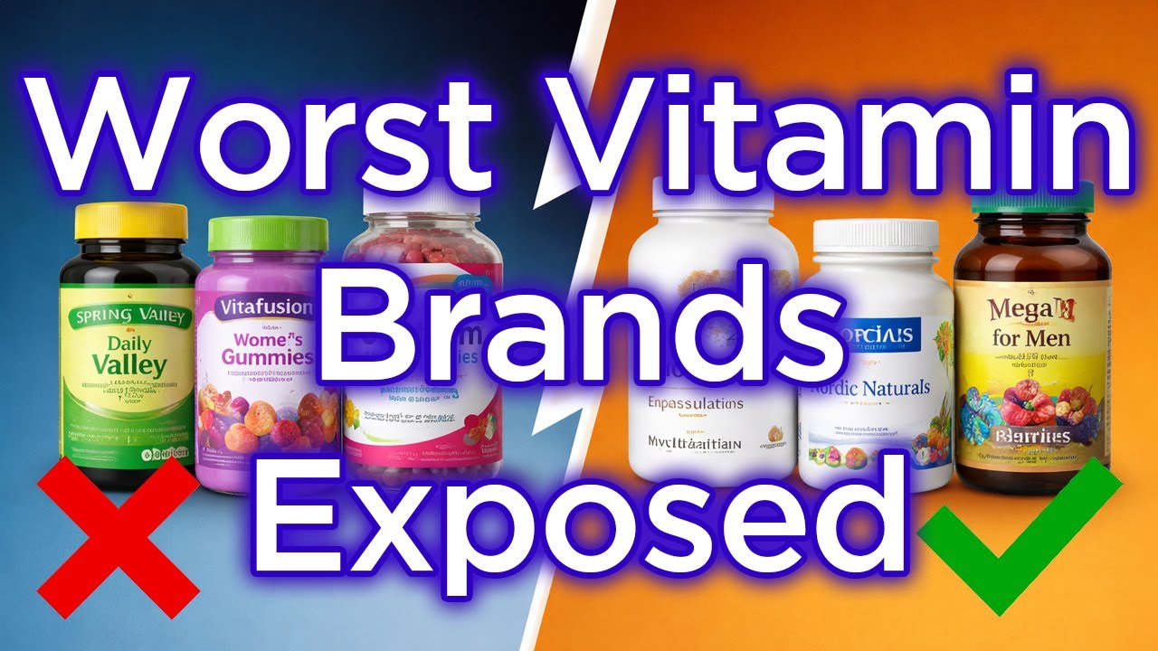 5 Vitamin Brands That Are TOXIC Scams And 3 That Experts ACTUALLY Recommend