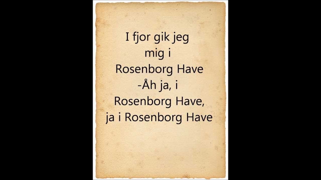 Virelai - Rosenborghave