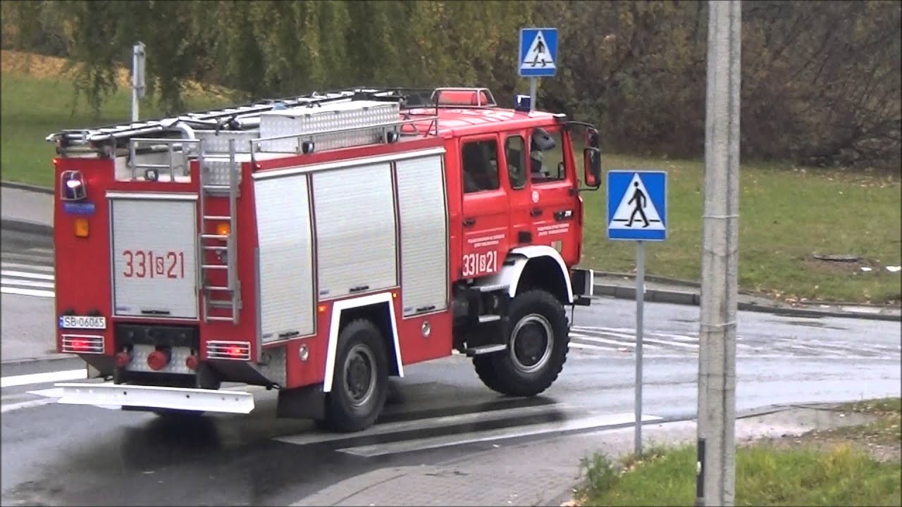 Wyjazdy, przejazdy i dojazdy na sygnale Straży Pożarnej w Bielsku-Białej