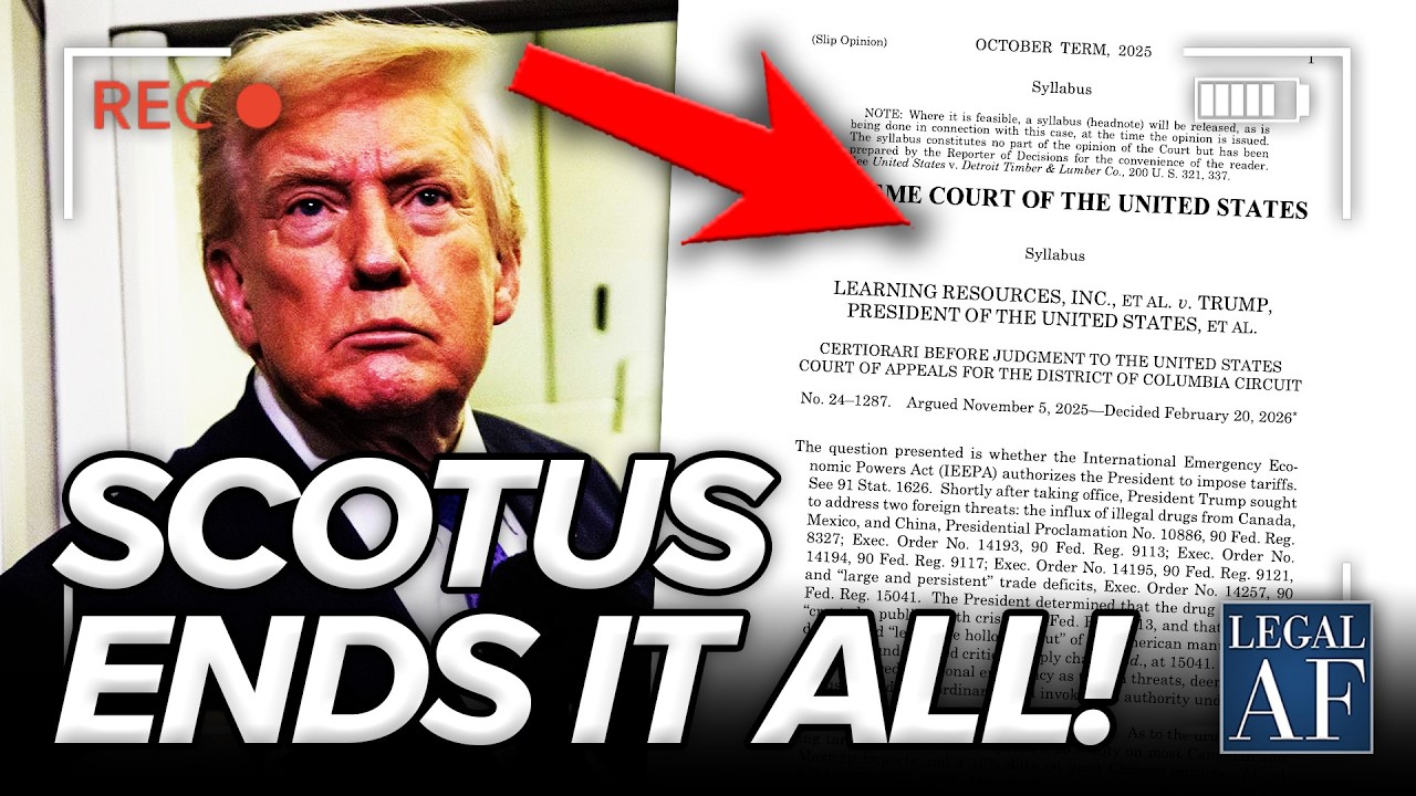 🚨 Trump Tariffs STRUCK DOWN by Supreme Court
