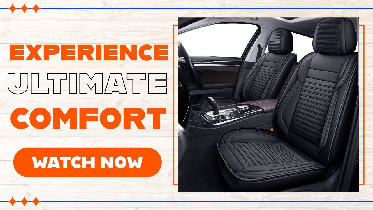 Lingvido LINGZHU01 Waterproof Leather Car Seat Covers Review | Universal Anti-Slip Driver Seat Cover