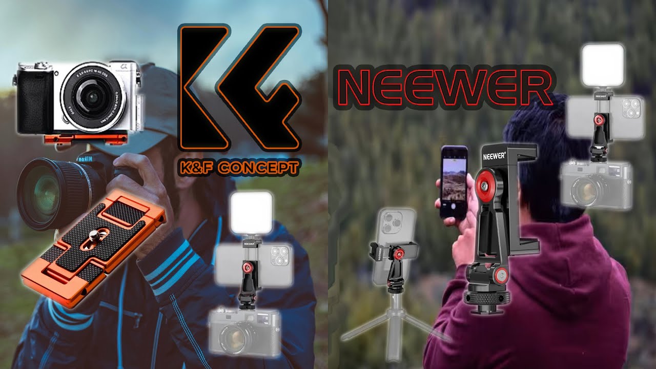 DOBLE UNBOXING: K&F Concept y Neewer - Para los fotógrafos y Cineastas.
