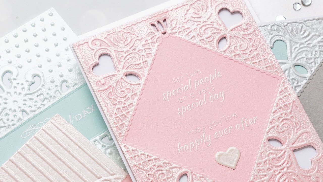 Embossed Wedding Cards