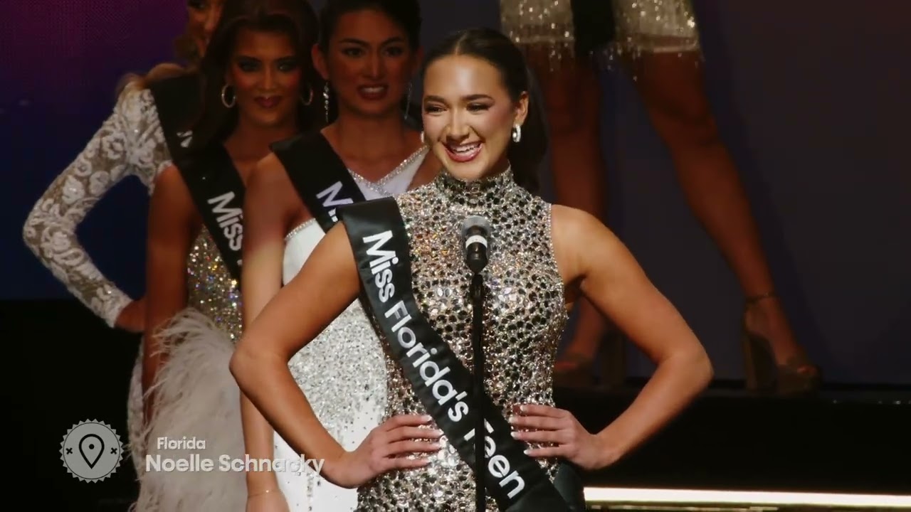 Miss Florida's Teen 2025  Noelle Schnacky   Flash Back:  Miss America's Teen 2025 !