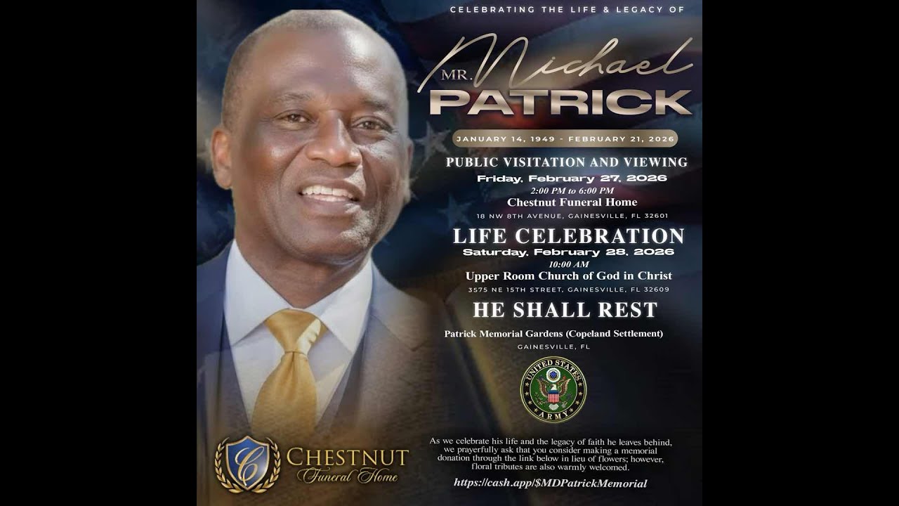 Mr. Michael Patrick (Celebration Of Life)