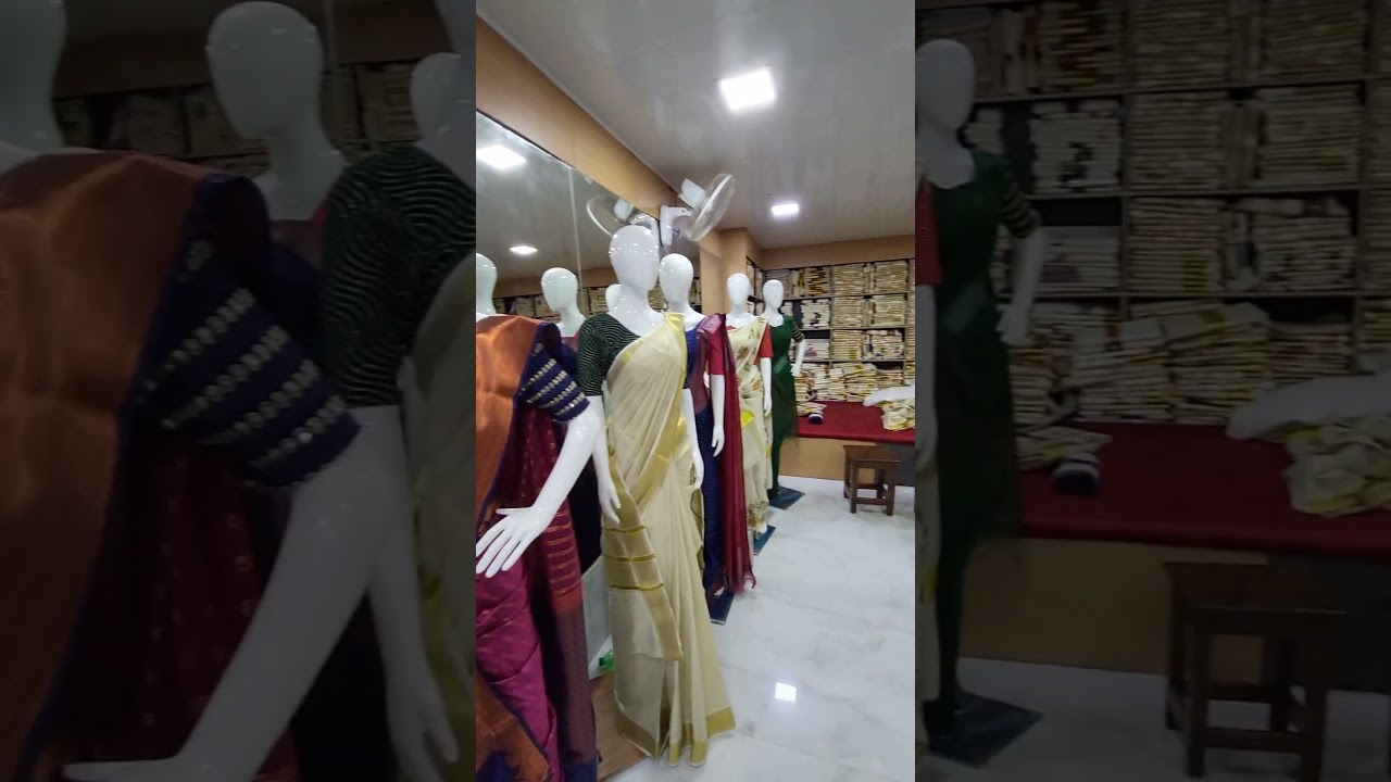 Saree Handlooms #munnar #saree #silksaree #silk #handloom #handloomsarees #kerala #ytshorts #shorts