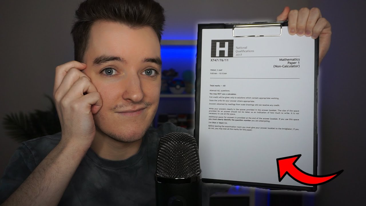 [ASMR] Can I Still Pass My Old High School Exam?