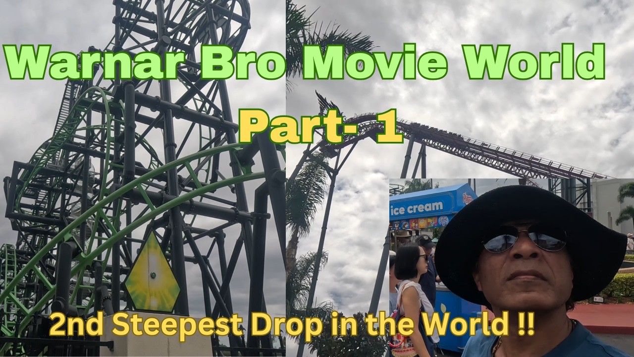 Movie World Gold Coast Rides LIVE 😵🙆‍♂️ | Australia's Best Theme Park | Movie World Rides | Gr8 Fun