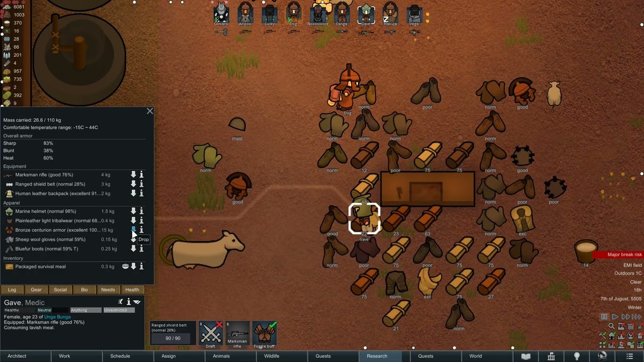 RimWorld: Unga-bunga - A nagy utazás és az emberrablók - 38. rész