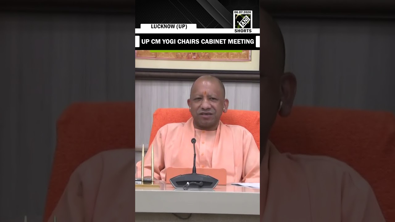 UP CM Yogi Adityanath chairs cabinet meeting at Chief Minister&rsquo;s residence in Lucknow