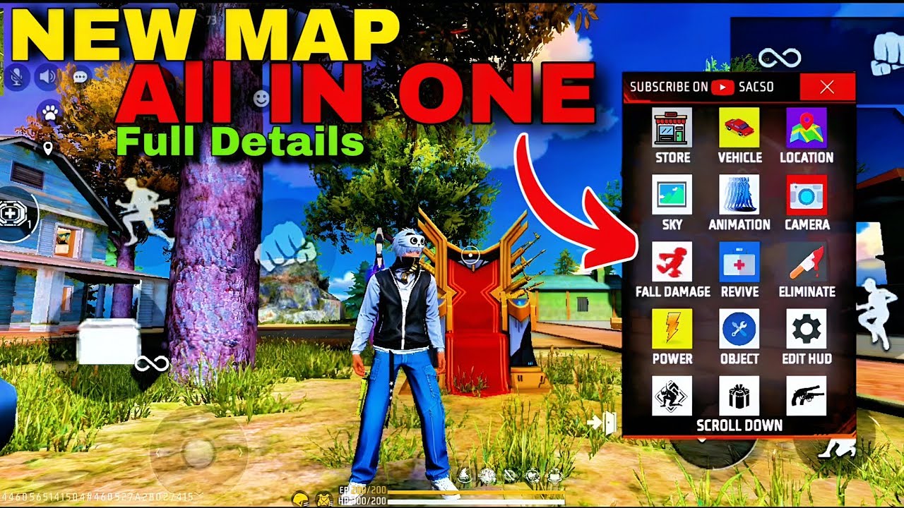 NEW MAP All In One Mode Full Details | Free Fire New Update 2025 @iamsacso 