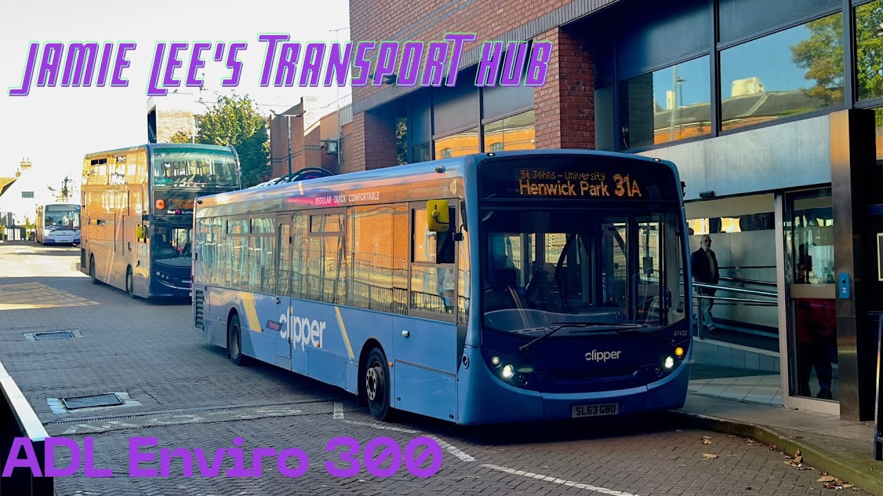 First Worcester ADL Enviro 300 no 67432 on route 31A 