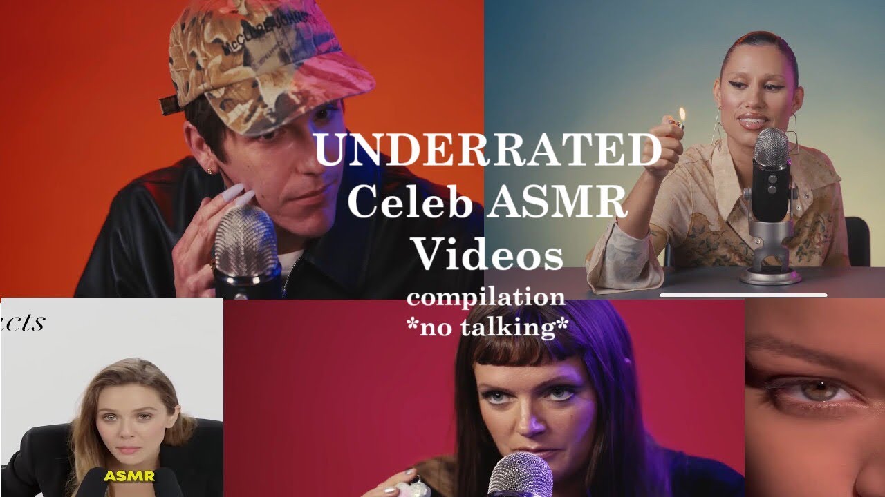 UNDERRATED Celebrity ASMR Videos *no talking*