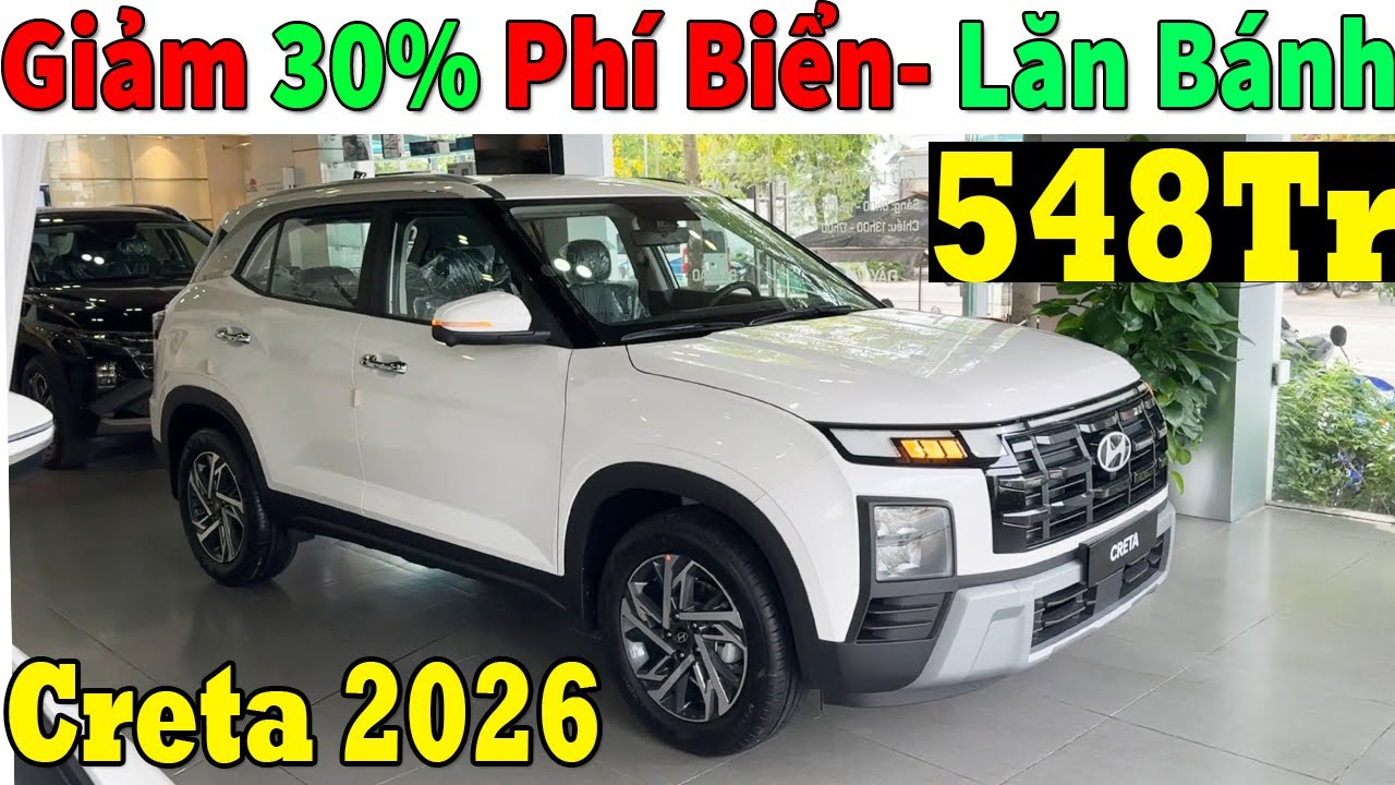 ✅Gi&aacute; Khuyến Mại Hyundai Creta 2026 Th&aacute;ng 1 Giảm Tiền Biển Số| Gi&aacute; Lăn B&aacute;nh Hyundai Creta | Topcarvn