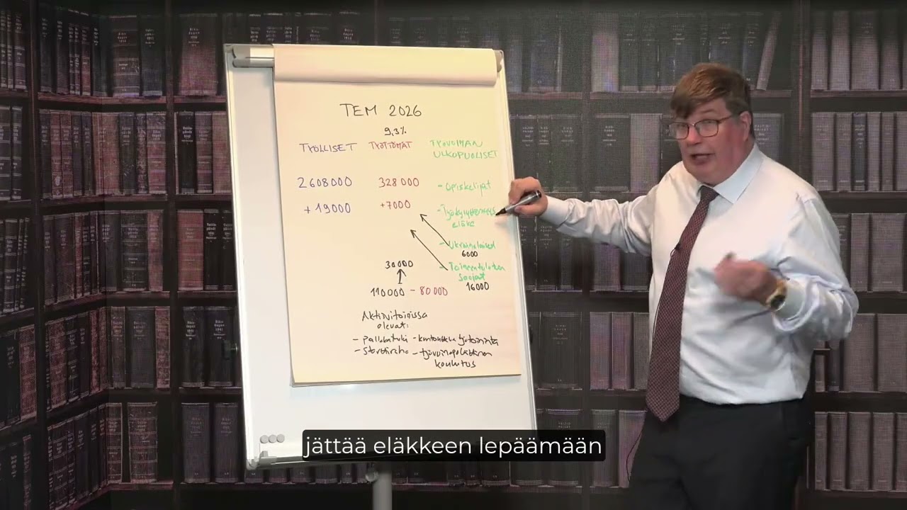 Kansantaloustieteen oppitunti - Ty&ouml;lliset ja ty&ouml;tt&ouml;m&auml;t