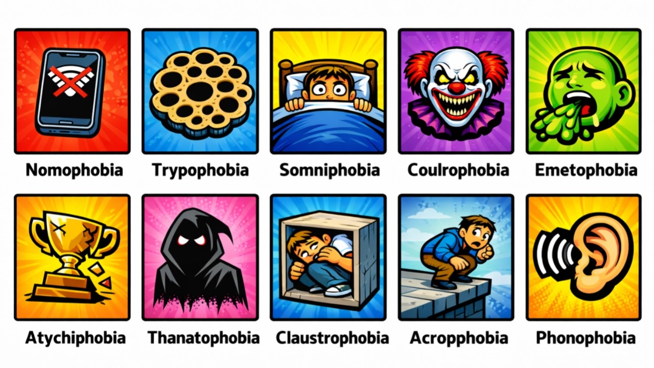 Every Type of Phobia Explained in 4 Minutes