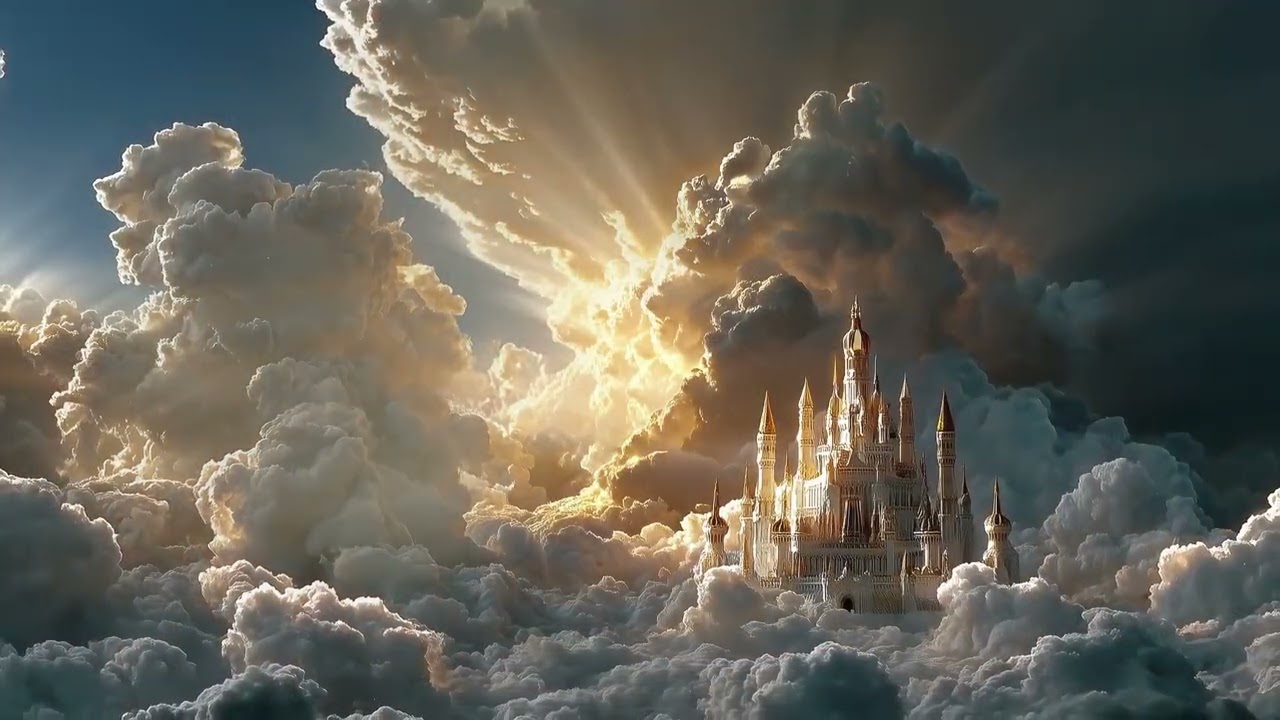 Travel through the Gates of Heaven - Miracles begin - Soothing Harp music