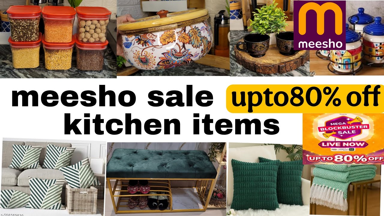Meesho useful kitchen finds 🛍️ try all products in Mega blockbuster sale😎