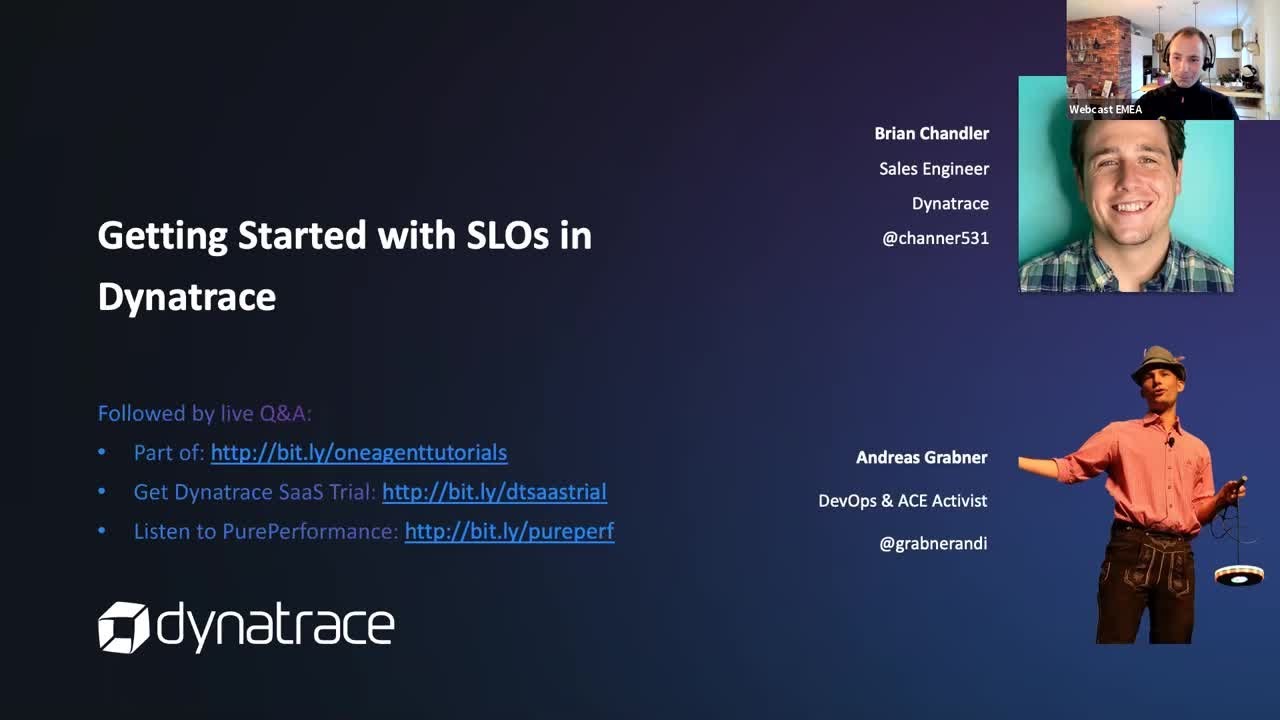 Getting Started with SLOs in Dynatrace