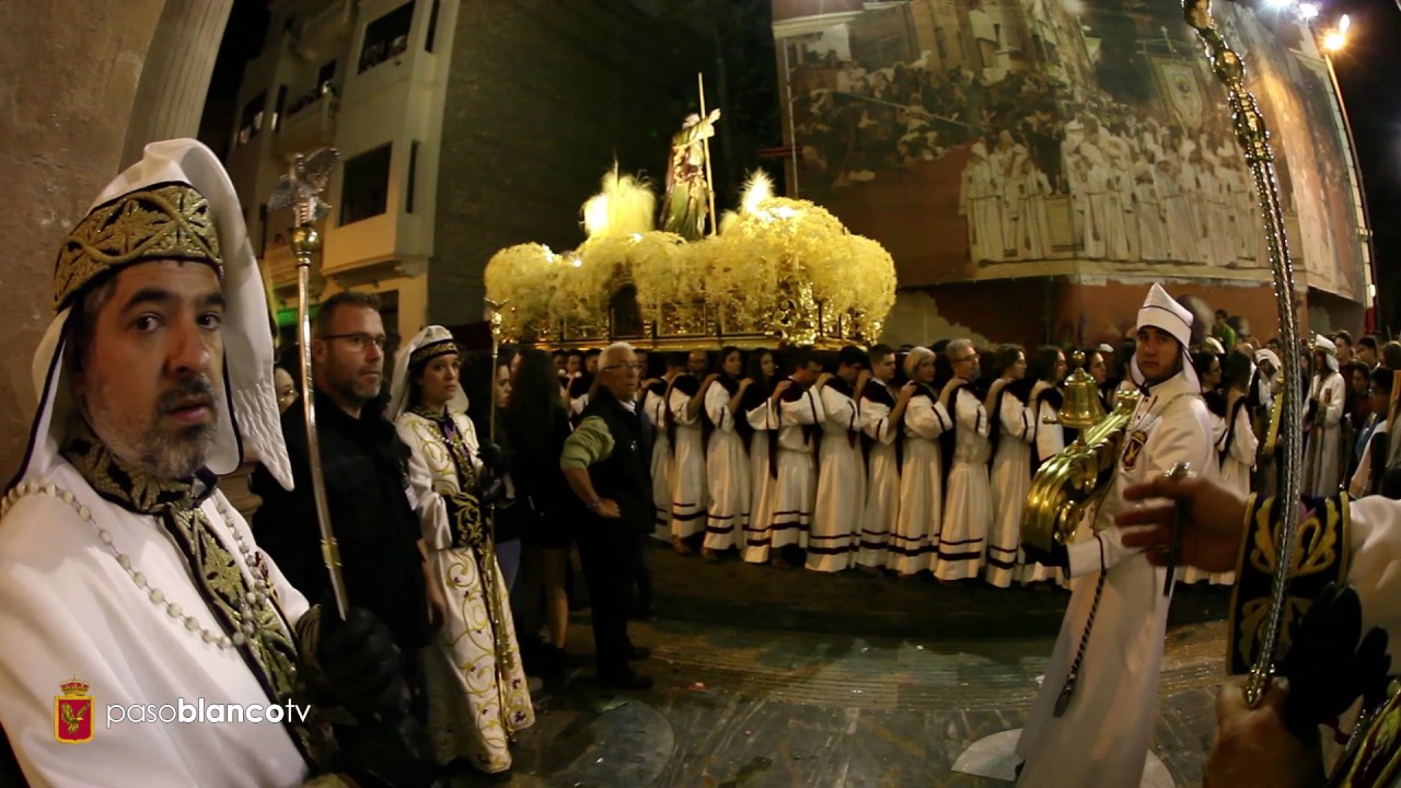 Recogida San Juan Evangelista Domingo de Ramos - Paso Blanco 2017