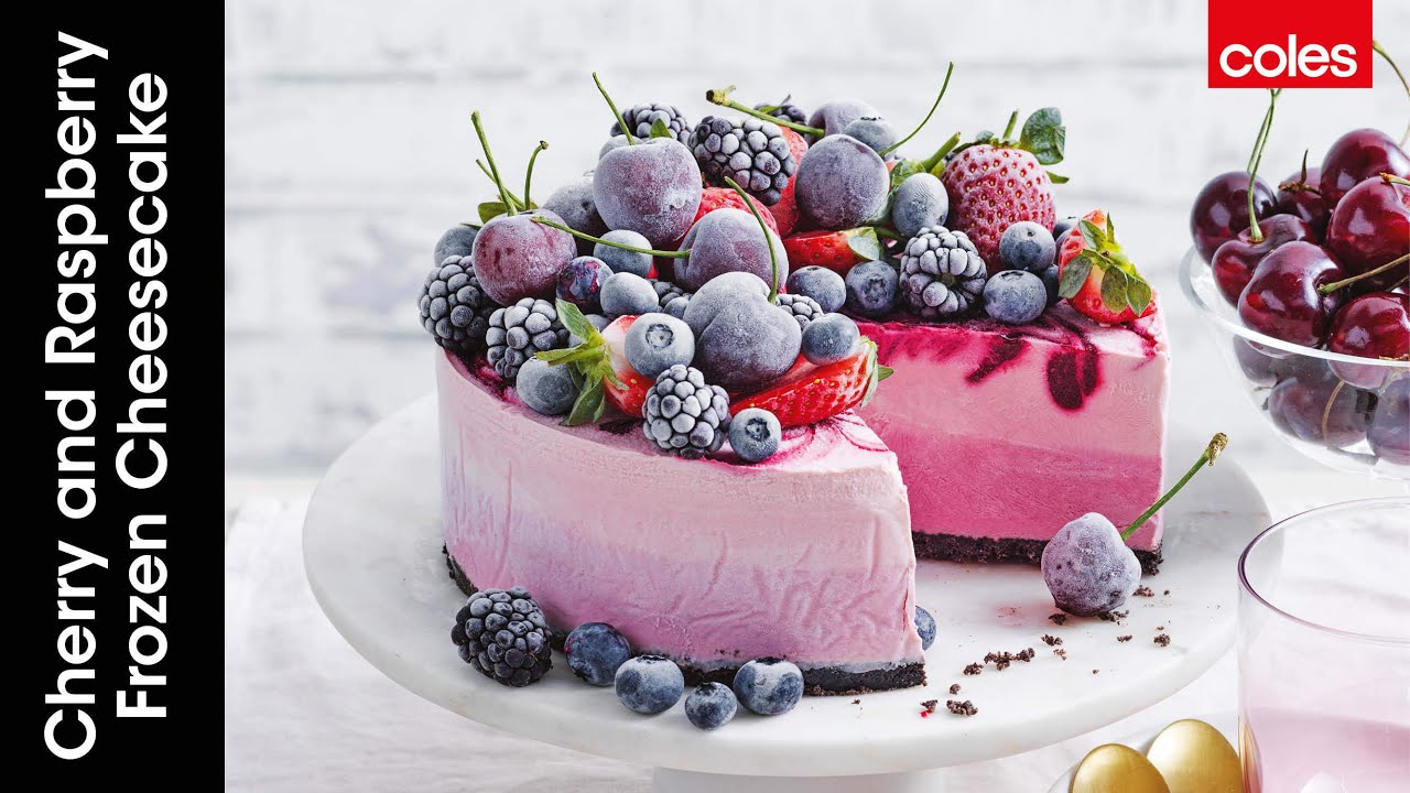 Berry Frozen Cheesecake | Simple Summer Desserts | Coles